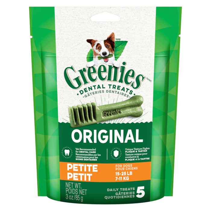 Gâteries dentaires Petite de Greenies - Ensemble de 5
