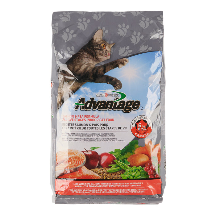 Advantage Salmon and Pea Cat Food, 6-kg