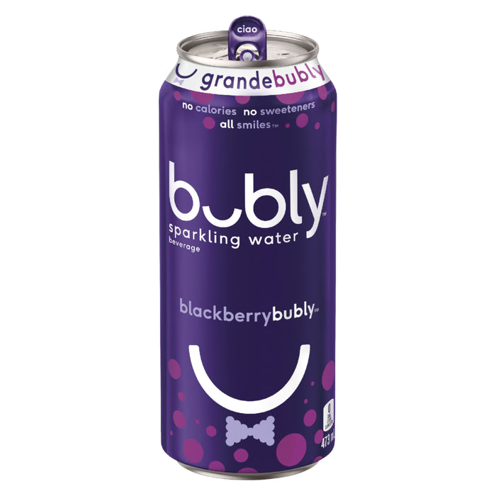 Bubly Sparkling Water Blackberry Flavour, 473ml