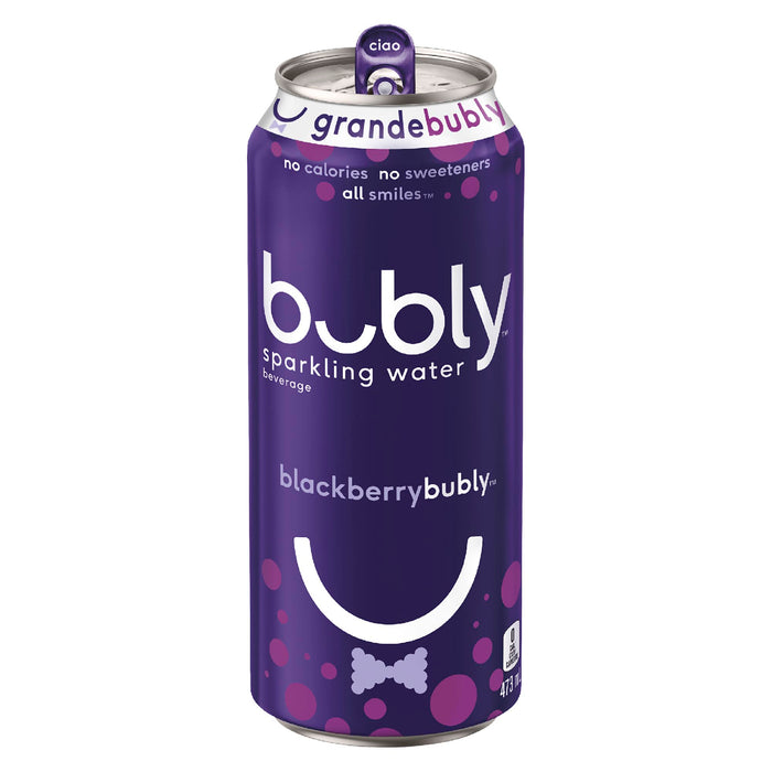 Bubly Sparkling Water Blackberry Flavour, 473ml