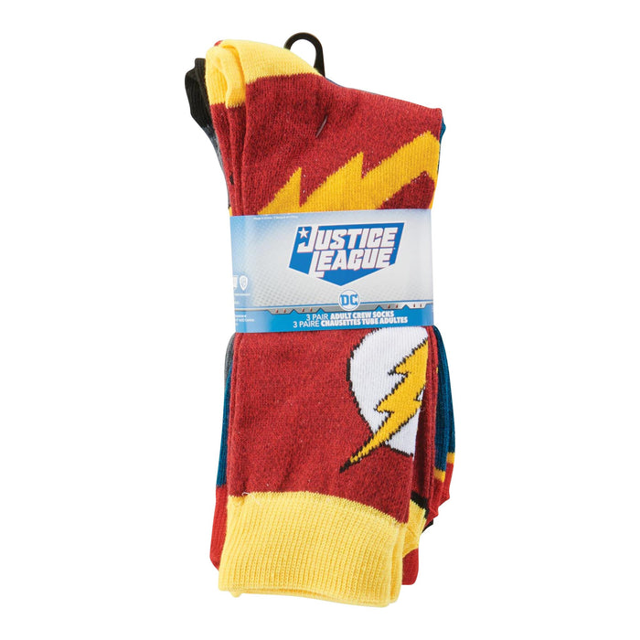 Chaussettes La Ligue des justiciers DC - emballage de 3