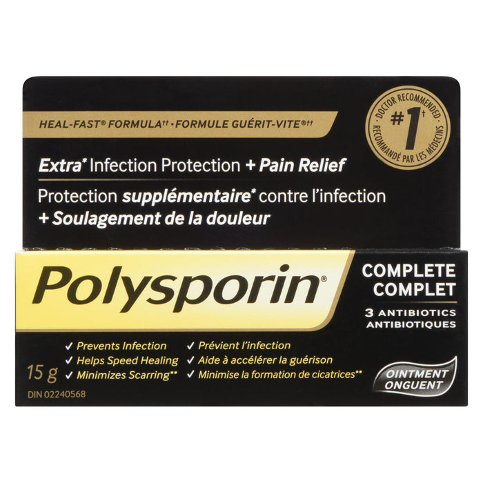 Polysporin Complete Ointment, 15-g