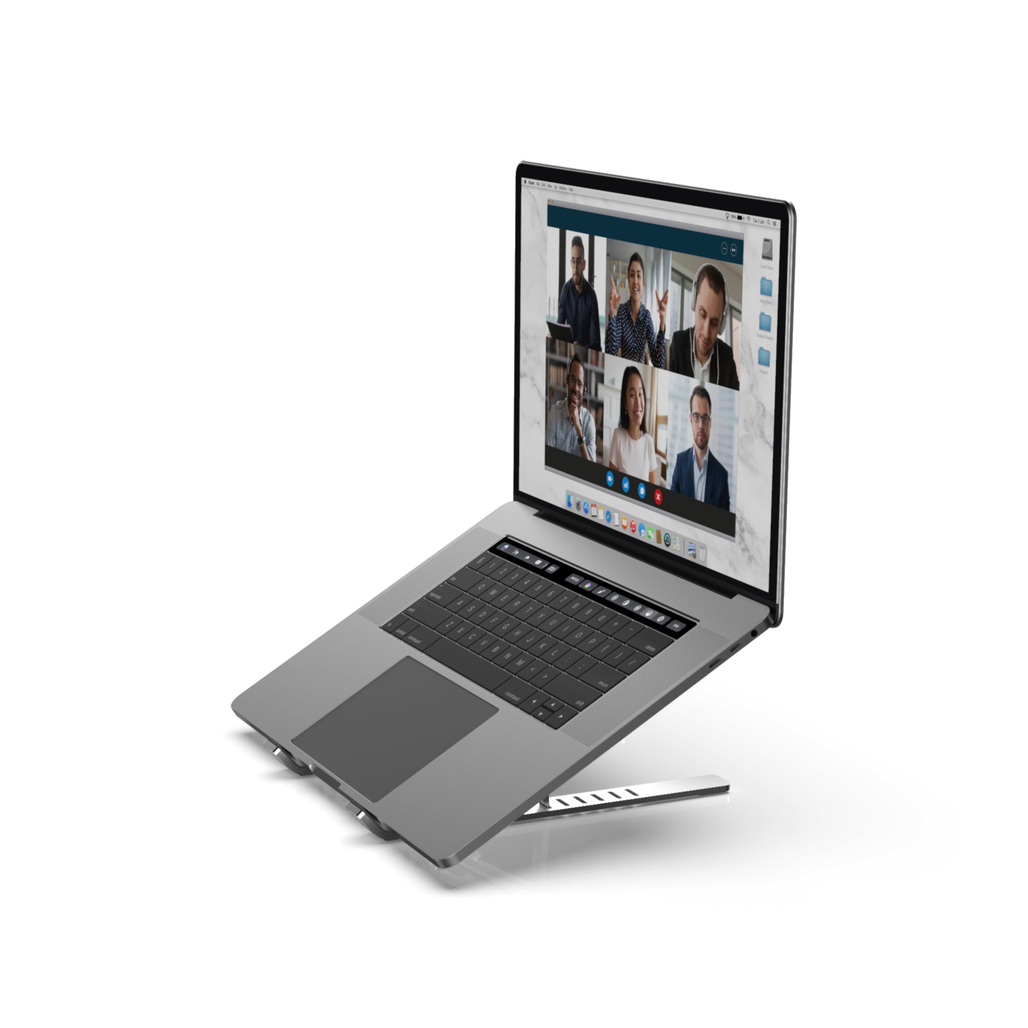 Soar Foldable Laptop Stand, Silver Giant Tiger