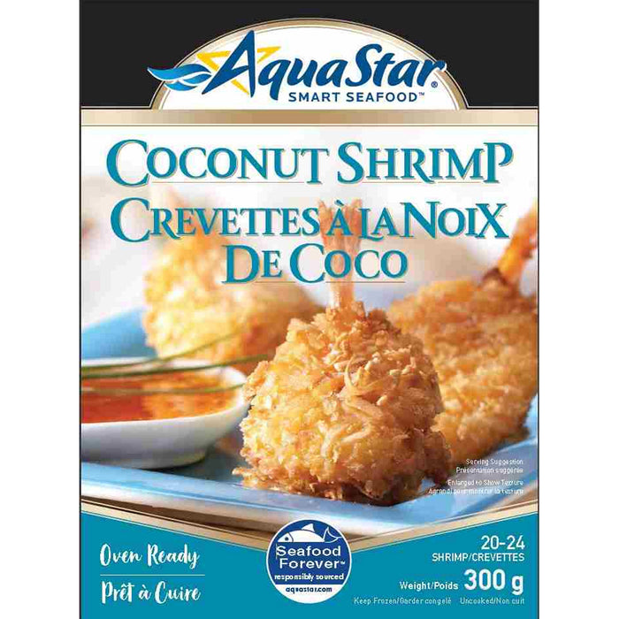 Crevettes à la noix de coco surgelées Aqua Star, 300 g