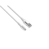 Soar Braided USB to Micro USB Charging Cable, White, 6-ft.