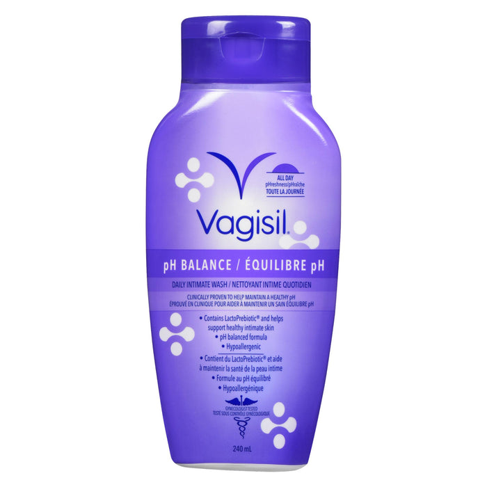 Vagisil Nettoyant Intime Quotidien équilibre pH, 240 ml