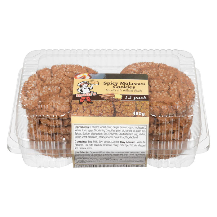 Mom's Biscuits à la Mélasse épicée, emb de 12, 480-g