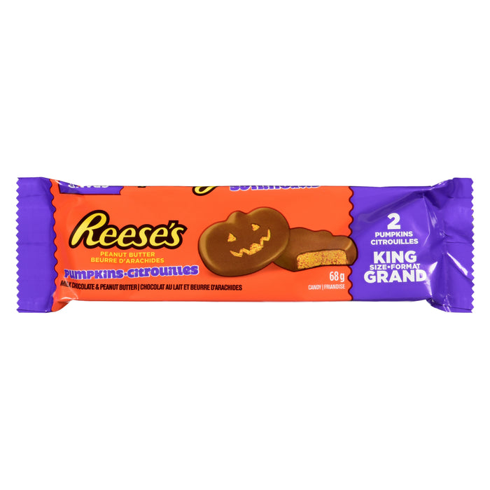 Reese's Candy King Size Peanut Butter Pumpkins 2pk. - 68g