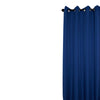Rideau en similisoie avec oeillets HomeStyles, bleu, 52 po x 84 po