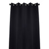 HomeStyles Black Out Curtain with Grommets, Black, 37-in x 84-in.