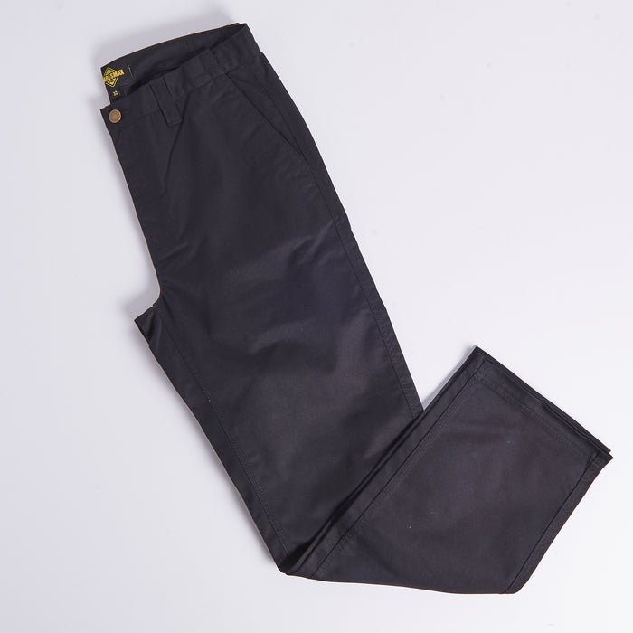Tradesmax Pro Men's Black Flat Front Pants, 38/32