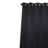 Rideau opaque avec oeillets HomeStyles, noir, 37 po x 63 po