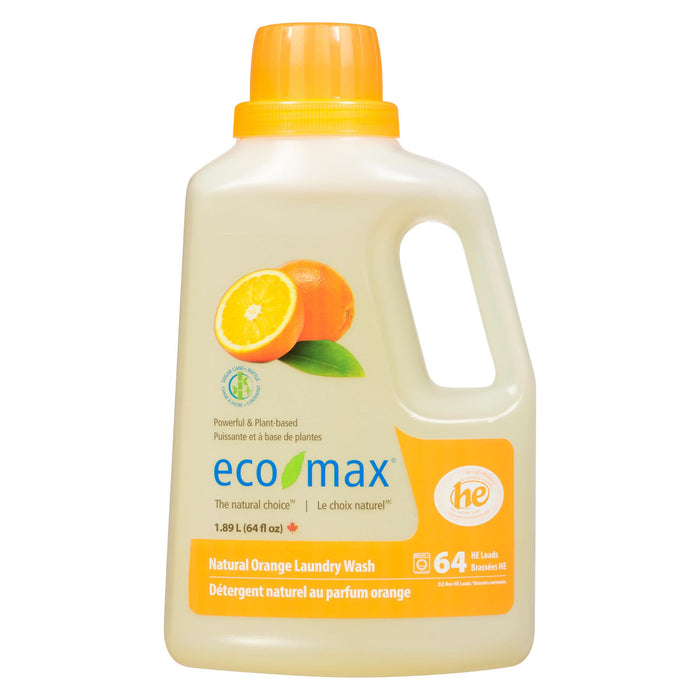 Eco Max Détergent Naturel au Parfum Orange, 1.89 L