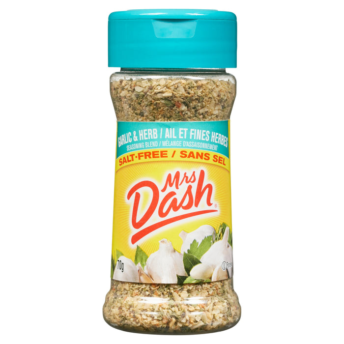 Mrs. Dash Garlic and Herb Seasoning Blend, 70-g