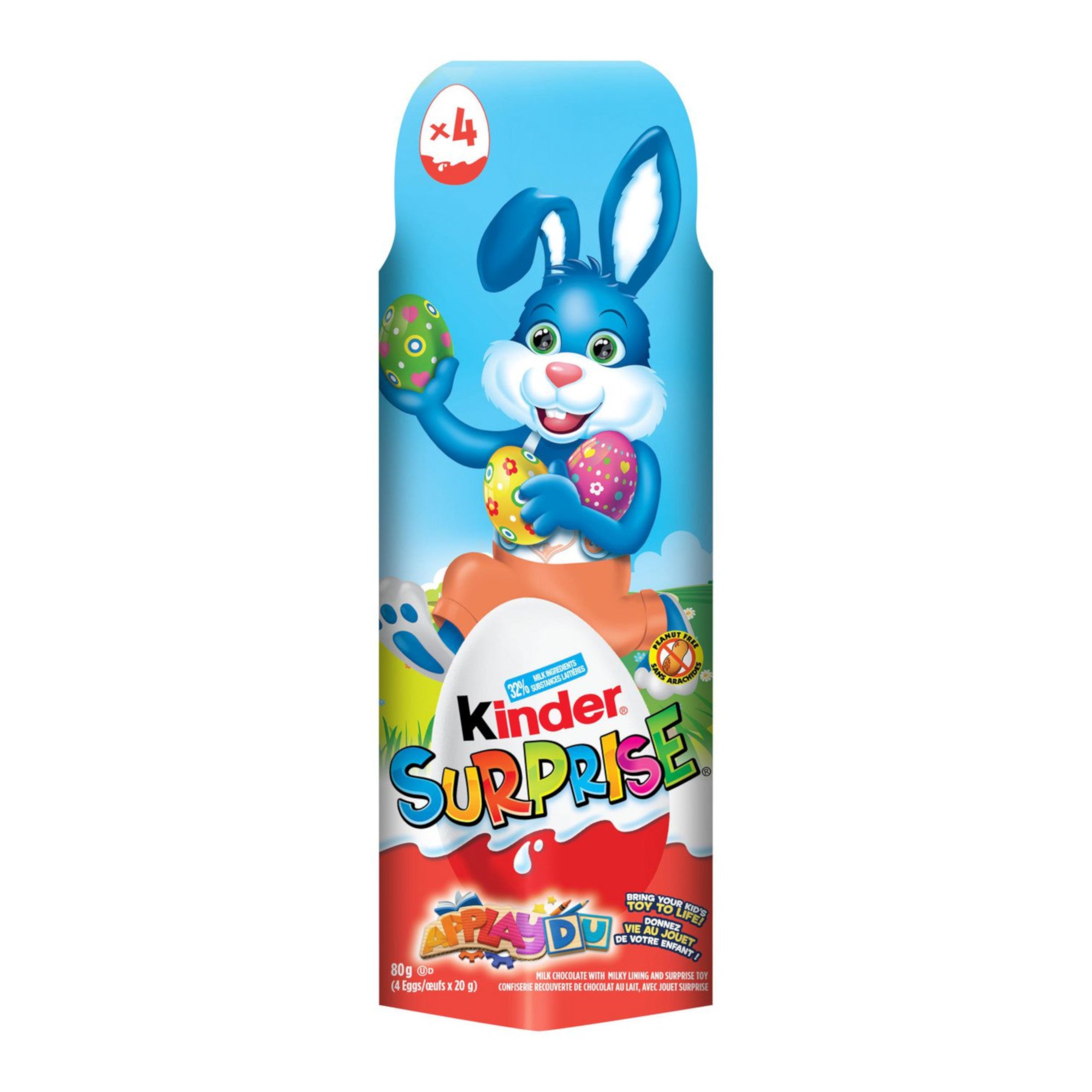 Kinder Surprise Eggs, 80g, 4 Pack Giant Tiger