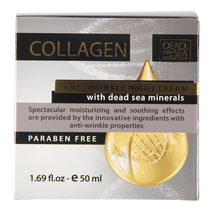 Dead Sea Collection Collagen Night Cream, 50-ml