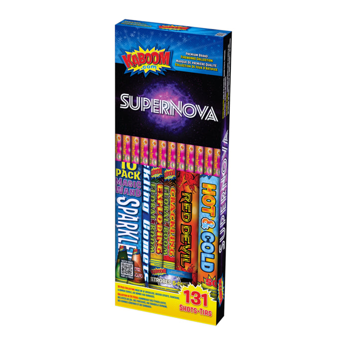 Kaboom Supernova Fireworks Set, 34-Piece