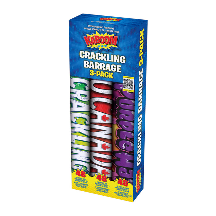 Kaboom Crackling Barrage, 3-Pack