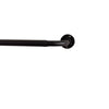 HomeStyles Blackout Curtain Rod, 48in.-86in., Black