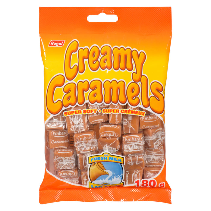 Regal Super Soft Creamy Caramels with Fresh Milk, 180g