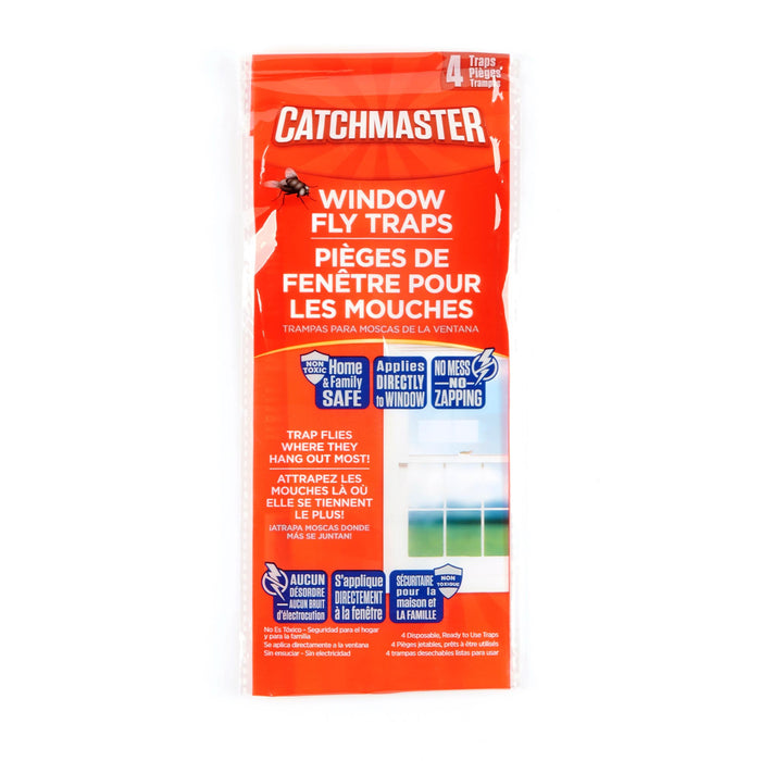 Catchmaster Window Fly Clear Trap, 4-Pack