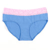 Culotte en dentelle de coton taille mi-basse Carisma pour femmes