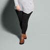 Legging en viscose de tous les jours taille Plus lily morgan pour femmes, noir - 1X
