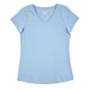 T-shirt extensible à col en V mySTYLE pour femmes