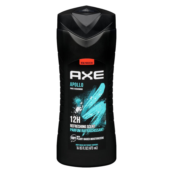 Axe Nettoyant Corporel Apollo Sage & Cedarwood, 473 ml