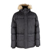 Parka d'hiver à capuchon orné de similifourrure à motif nordique Mountain Ridge pour hommes