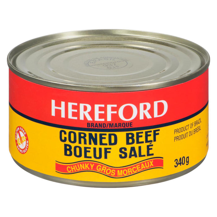 Hereford Brand Corned Beef Chunky, 340-g