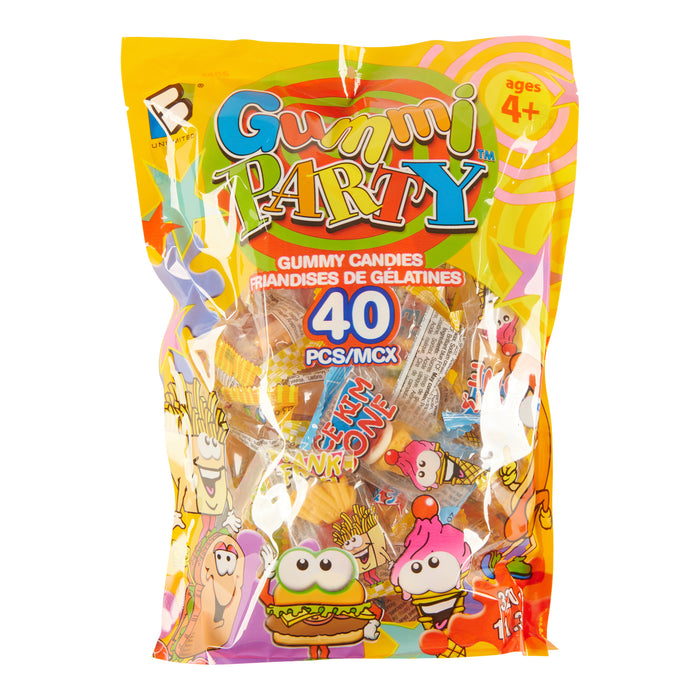Gummi Party Gummy Candies, 40-Pack