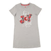 Chemise de nuit en tricot sérigraphié pour femmes Douillet et chaleureux