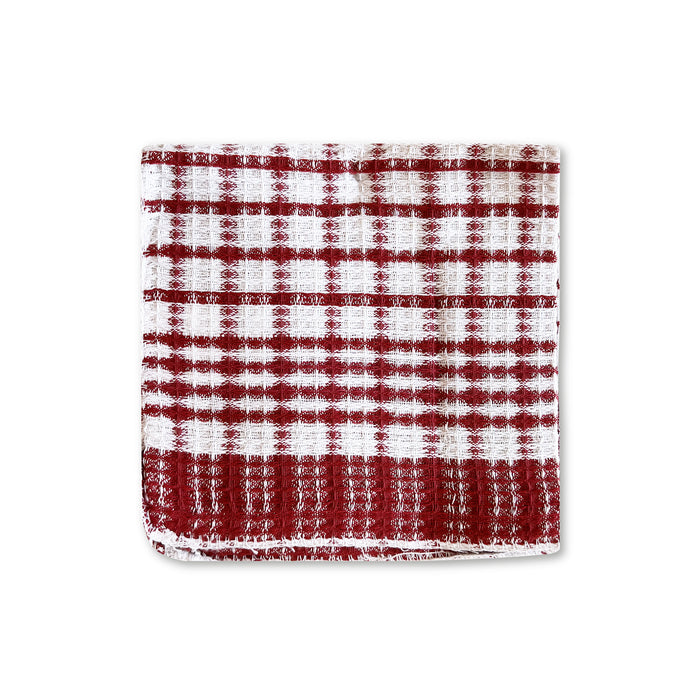 Checkered Dish Cloths, 14-in, 8-Pack
