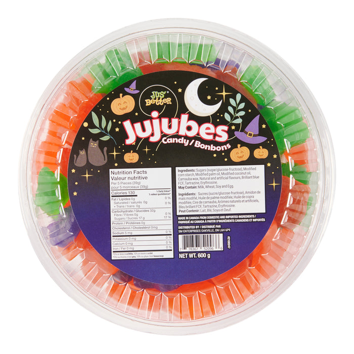 Contenant de jujubes, 600 g