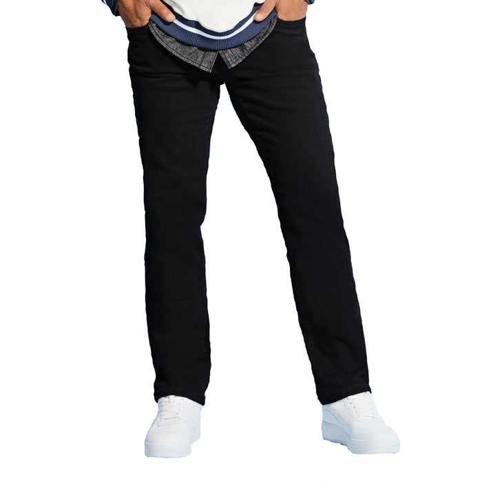 Pantalon en denim à jambes droites Mountain Ridge pour hommes