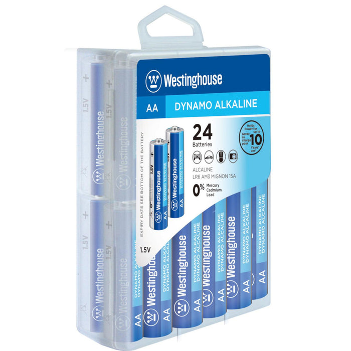 Westinghouse AA Battery, Blue, 24-Pack