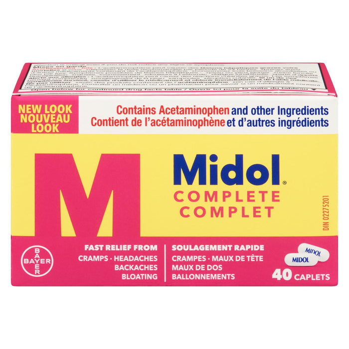 Midol Complet Caplets, emb de 40