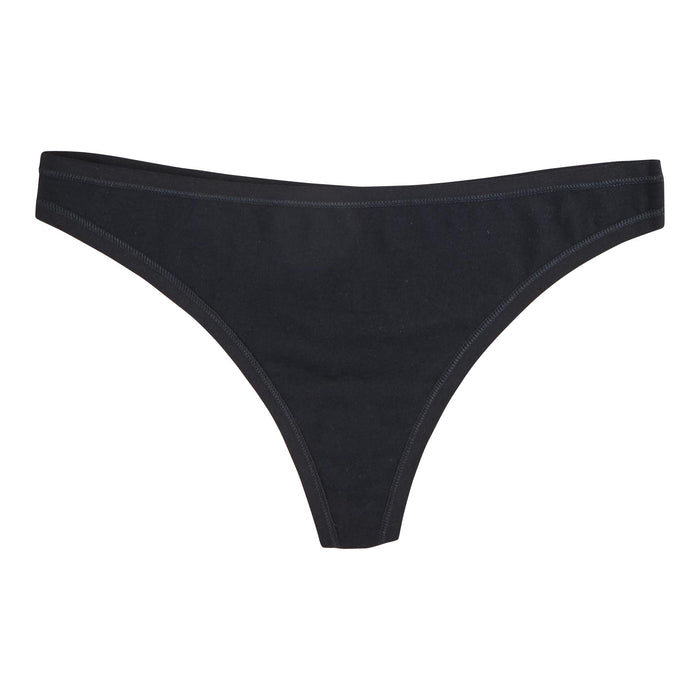 Carisma Women's Cotton Thong, Black