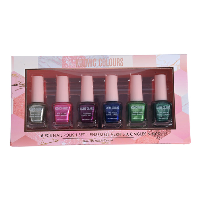 Kozmic Colours Nail Polish Set, 6-Piece