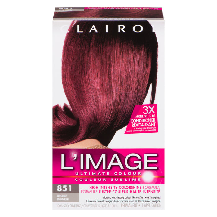 Coloration permanente 851 bourgogne Couleur sublime L'Image de Clairol