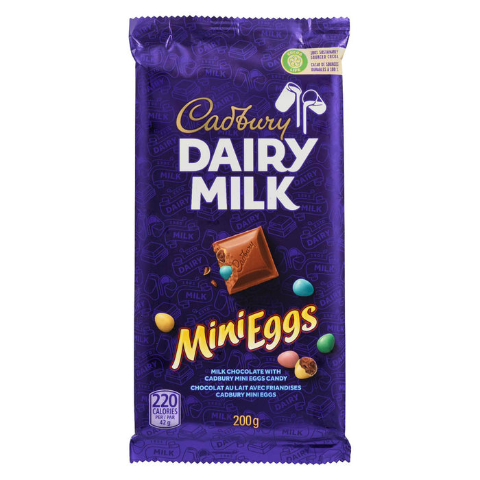 Cadbury Dairy Milk Chocolate with Cadbury Mini Eggs, 200 g