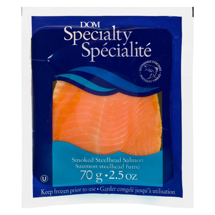 DOM Specialty Salmon Smoked Steelhead, 70-g