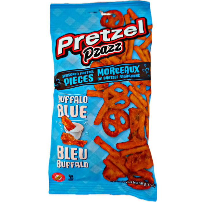 Bretzels en morceaux Pzazz, Buffalo Blue, 56 g