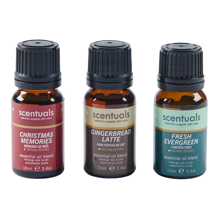 Scentuals Holiday Essential Oil Set, 3-Piece