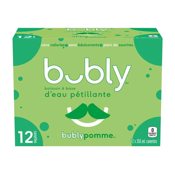 Bubly Apple Sparkling Water - 12 Pack