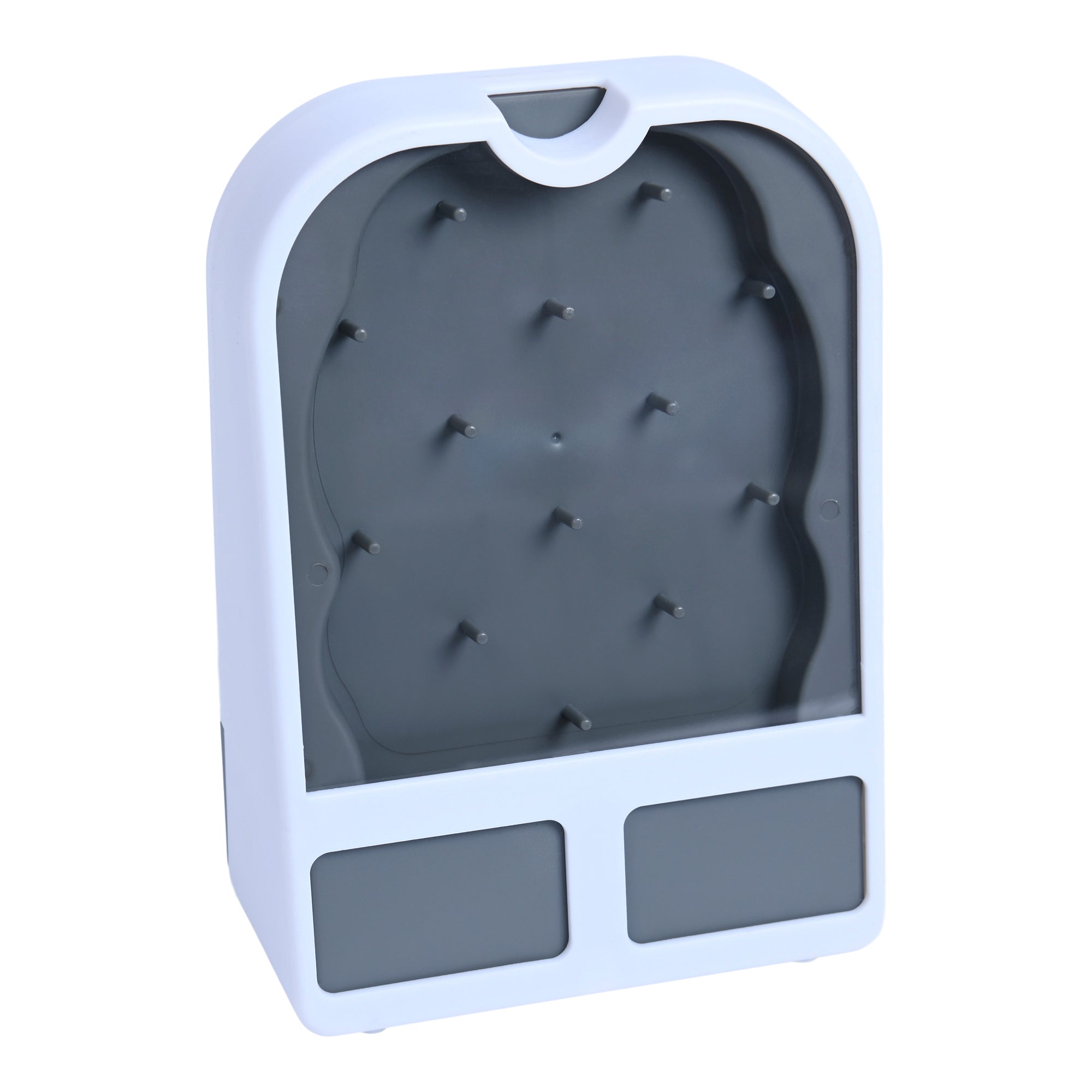 Coin Drop Money Box, White and Black Giant Tiger