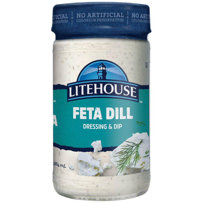 Vinaigrette à l'aneth et au feta Litehouse, 384 ml