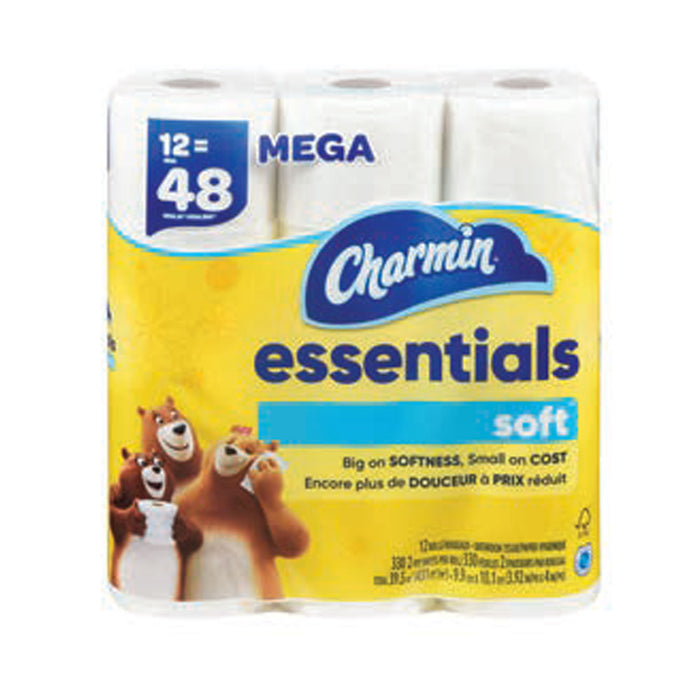 Papier hygiénique Charmin Essentials Soft – emb. de 12