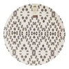 Botanic Melamine Picnic Plate, Black and White